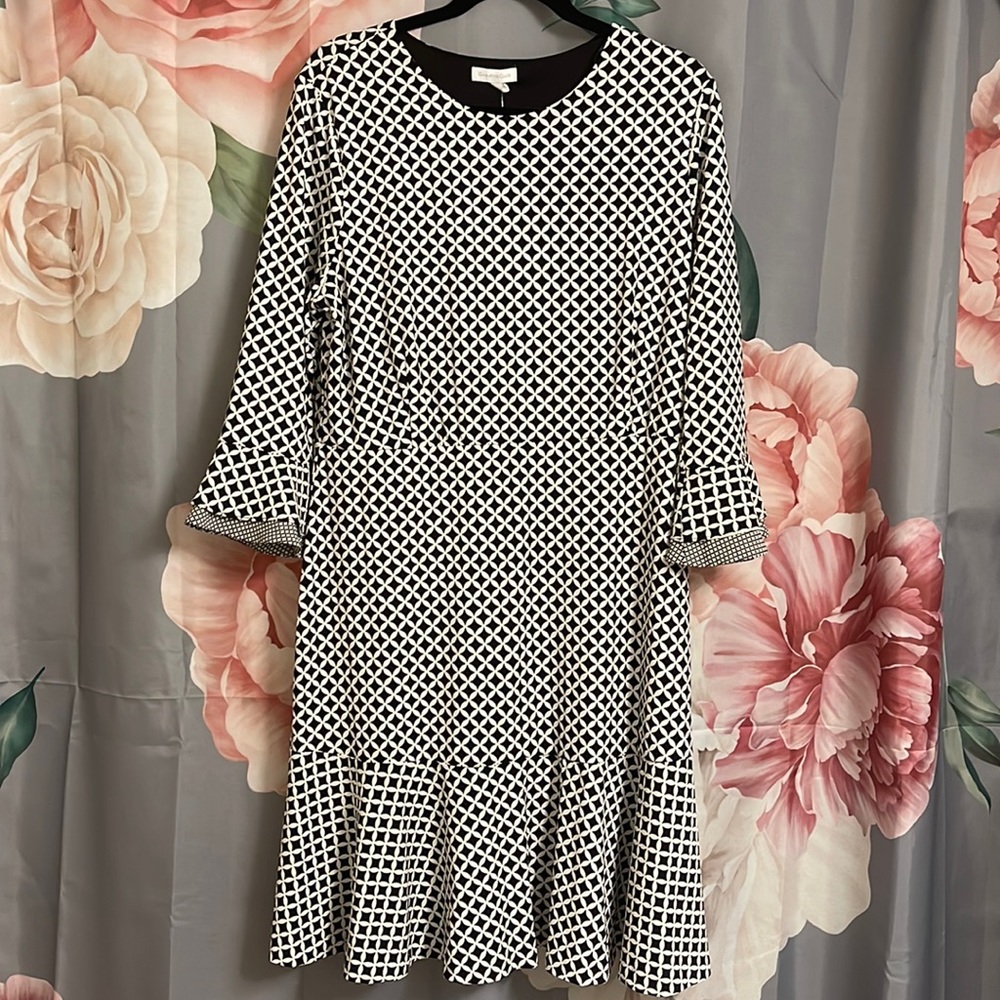 Charter Club black and white L dress